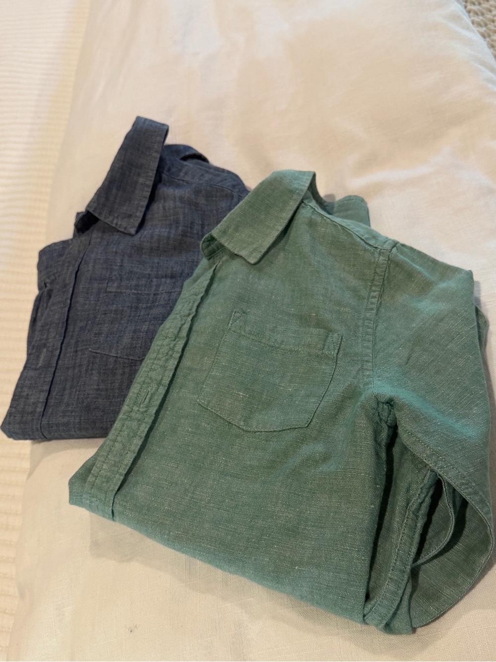 BOYS The linen cotton shirt by Janie and Jack size 8 (two colors)